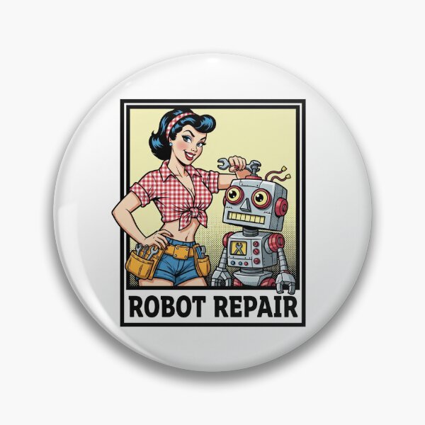 Item preview, Atomic Robot Repair designed and sold by The Vintage Nerd.