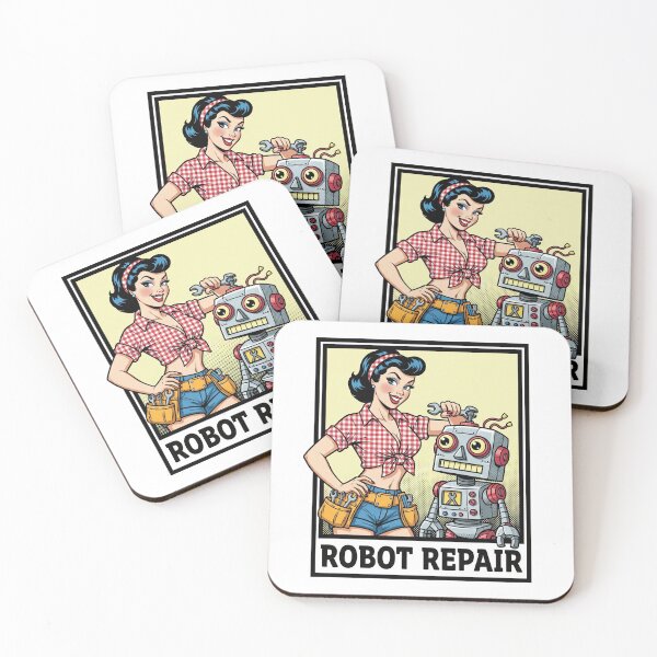 Item preview, Atomic Robot Repair designed and sold by The Vintage Nerd.