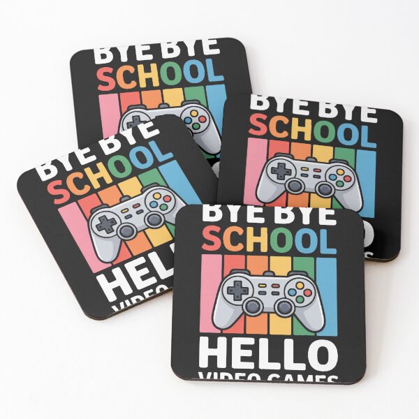 Item preview, Bye Bye School hello video game Funny Video Game Lover Video game Player designed and sold by sols.
