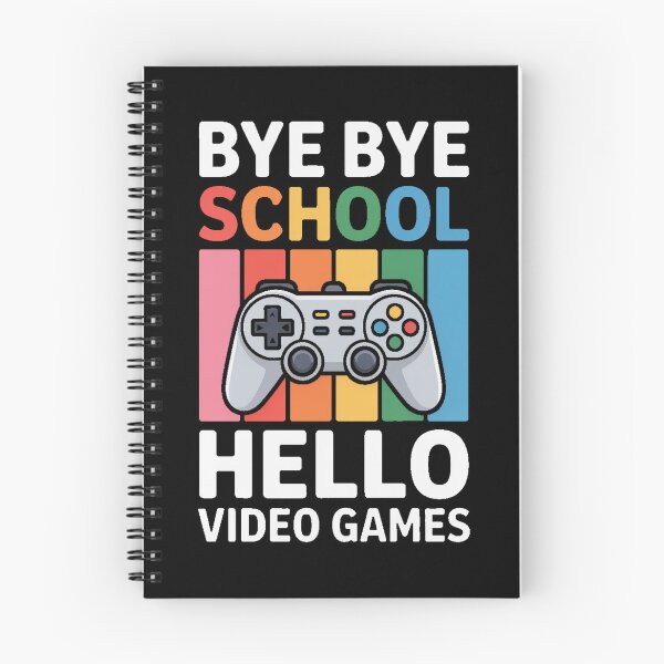 Item preview, Bye Bye School hello video game Funny Video Game Lover Video game Player designed and sold by sols.