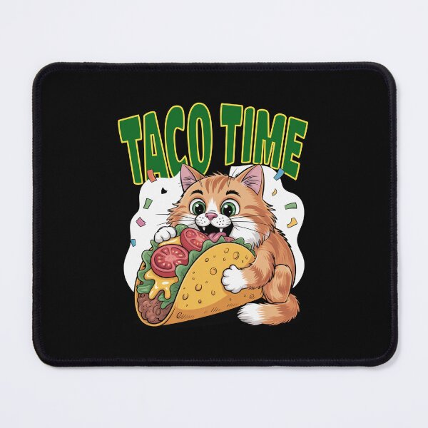 Item preview, Taco Time, Cute Cat Hugging Taco Funny Food Design designed and sold by Bliss Find And Design.