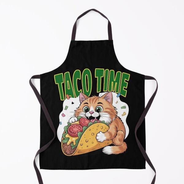 Item preview, Taco Time, Cute Cat Hugging Taco Funny Food Design designed and sold by Bliss Find And Design.