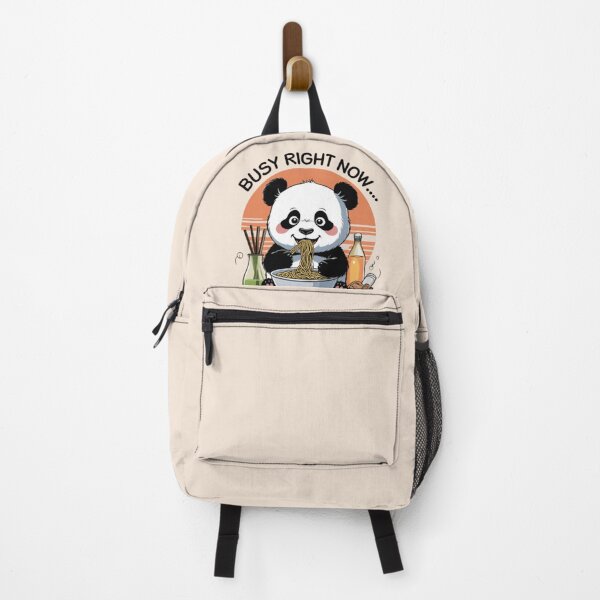 Item preview, Busy Right Now Panda – Cute Noodle Lover Funny Design designed and sold by StudioBy-ColorNest.
