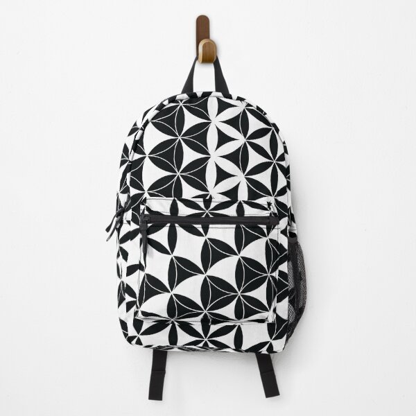 Item preview, Mandala Flower of Life Black White Pattern Hexagons designed and sold by Tsveti Dinkova.