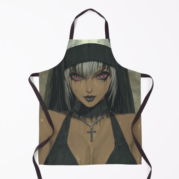 Item preview, goth nun designed and sold by CursedbyLilith.