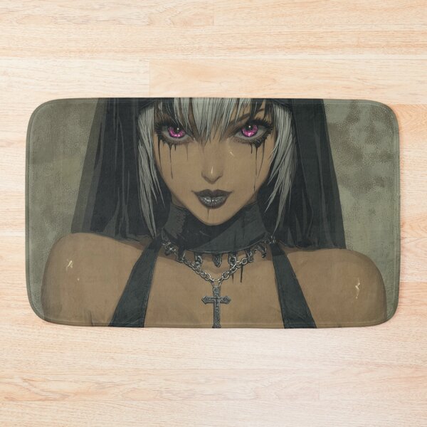 Item preview, goth nun designed and sold by CursedbyLilith.