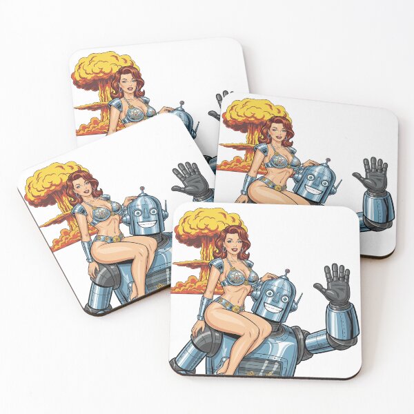 Item preview, Atomic Robot Rider designed and sold by The Vintage Nerd.