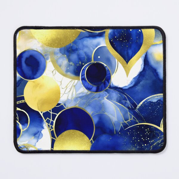 Item preview, Blue, White, And Butter Yellow Abstract Modern Designs designed and sold by DEC02.