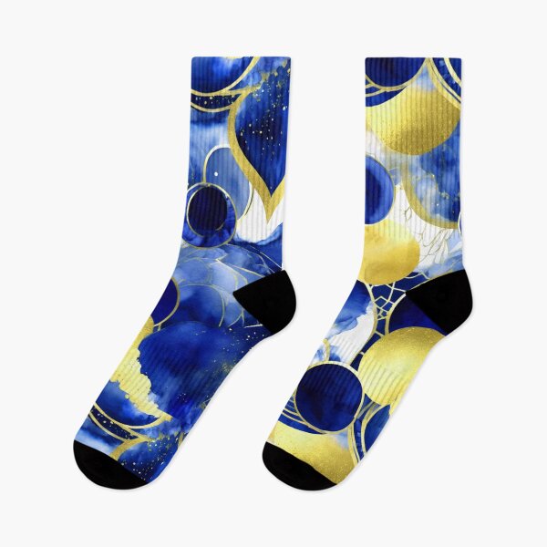 Item preview, Blue, White, And Butter Yellow Abstract Modern Designs designed and sold by DEC02.