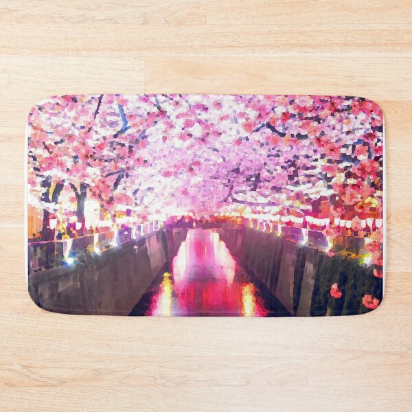 Item preview, Cherry Blossom River designed and sold by Lowfidesigns.