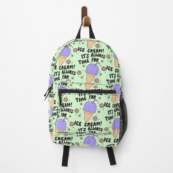 Item preview, Cute Kawaii Ice Cream Cone Quote – It's Always Time for Ice Cream designed and sold by graphicnew.