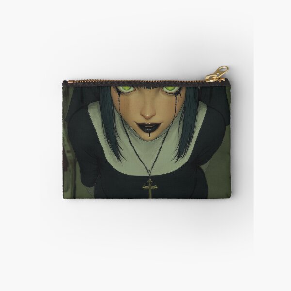 Item preview, goth nun designed and sold by CursedbyLilith.