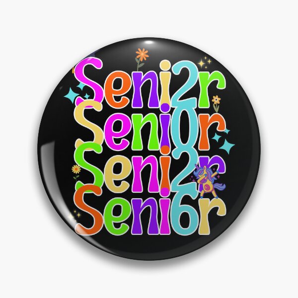 Item preview, Senior 2026 - Multicolor Typography designed and sold by FaeryNuff.