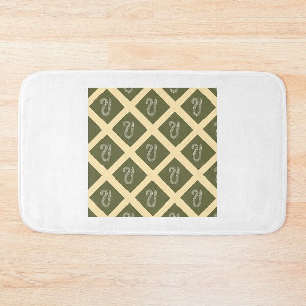 Item preview, seamless pattern with green alphabet designed and sold by Pugavatar.