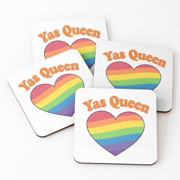 Item preview, Yas Queen - Pastel Rainbow Heart designed and sold by UnfilteredGoods.