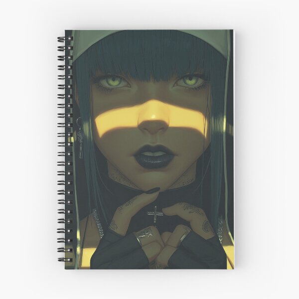Item preview, goth nun designed and sold by CursedbyLilith.