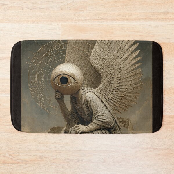 Item preview, Kneeling Angel with Labyrinth Eye designed and sold by Shannon Hilson.