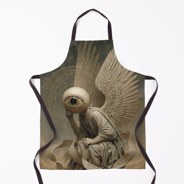 Item preview, Kneeling Angel with Labyrinth Eye designed and sold by Shannon Hilson.