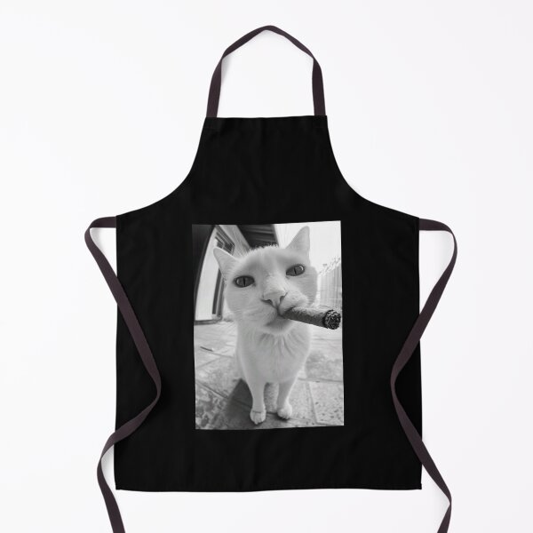 Item preview, Boss Cat Smoking a Cigar – Funny Cool Cat Meme designed and sold by thesnakeater.