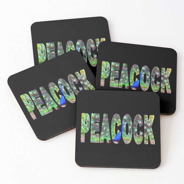 Item preview, PEACOCK - Brilliant Blue Bird with Fantastic Spray of rear Feathers designed and sold by Adam Gormley.