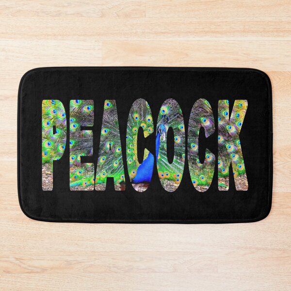 Item preview, PEACOCK - Brilliant Blue Bird with Fantastic Spray of rear Feathers designed and sold by Adam Gormley.