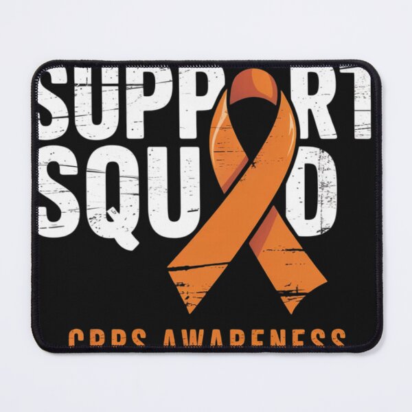 Item preview, Support Squad Family Team RSD CRPS Awareness Orange Ribbon designed and sold by ConceptualVibes.