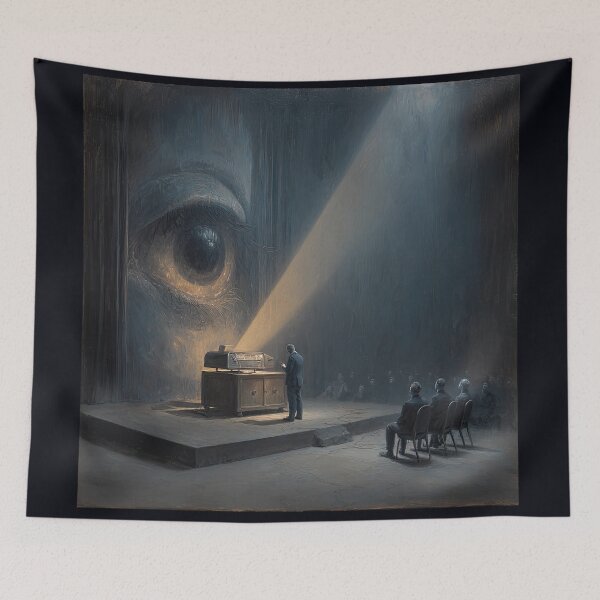 Item preview, Eye and Printer with Audience designed and sold by Shannon Hilson.
