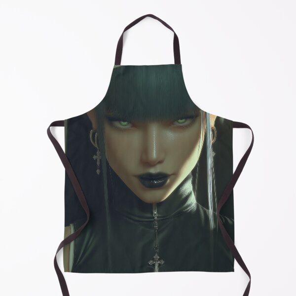 Item preview, goth nun designed and sold by CursedbyLilith.
