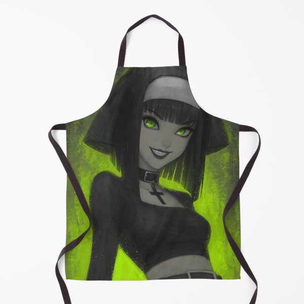 Item preview, goth nun designed and sold by CursedbyLilith.