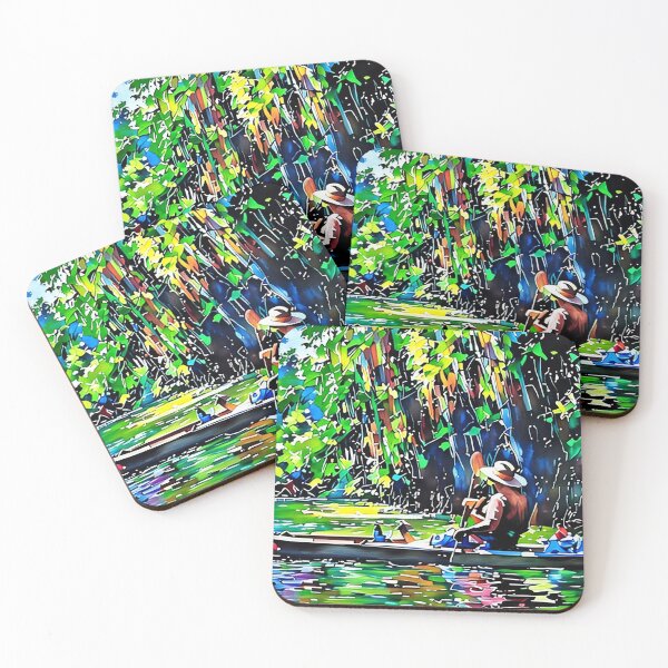 Item preview, Kayaking in Caddo Lake State Park  with giant cypress trees designed and sold by RobynPeters1836.