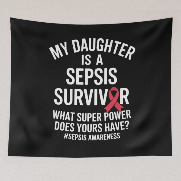 Item preview, Sepsis Awareness Daughter Warrior Survivor Support designed and sold by ConceptualVibes.