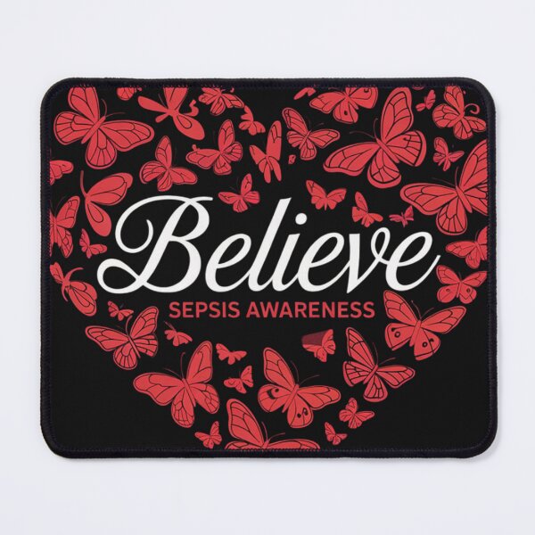 Item preview, Sepsis Awareness Butterfly Believe designed and sold by ConceptualVibes.