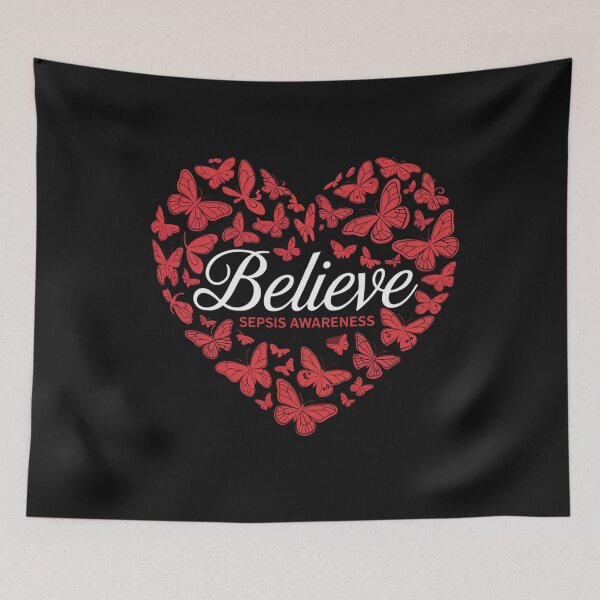 Item preview, Sepsis Awareness Butterfly Believe designed and sold by ConceptualVibes.