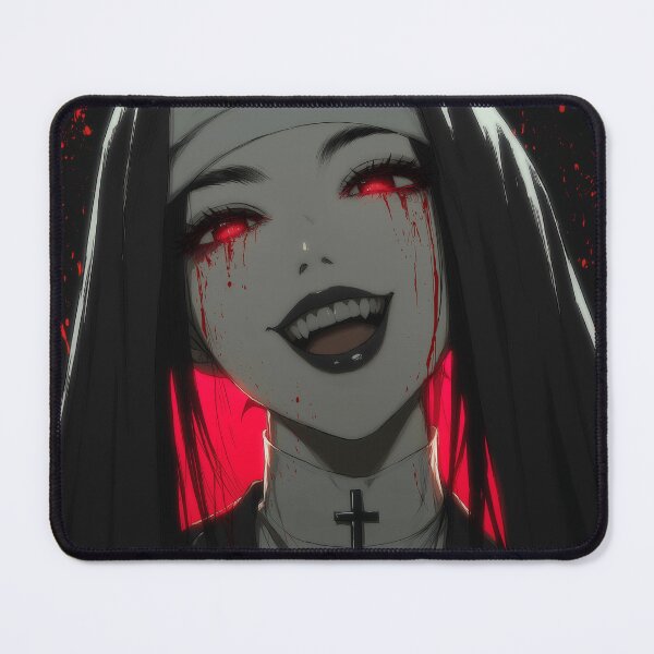 Item preview, goth nun designed and sold by CursedbyLilith.
