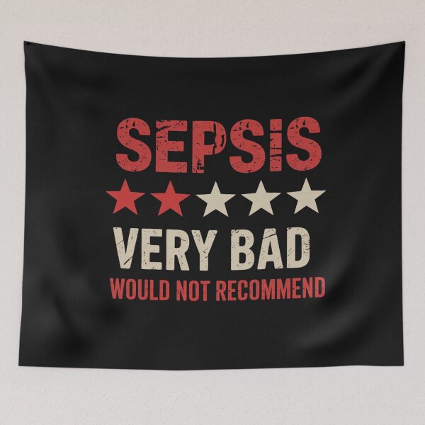 Item preview, Sepsis Awareness Blood Poisoning Septicaemia Sepsis Warrior designed and sold by ConceptualVibes.
