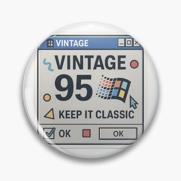 Item preview, Vintage Windows 95 Sticker designed and sold by Travelcases.