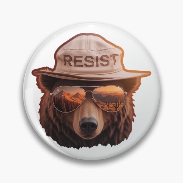 Item preview, Protect our national parks - smokey the bear Resist hands off save our park animals designed and sold by SkeletonsDanger.
