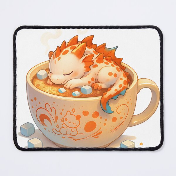 Item preview, Sweet Baby Dragon Hot Chocolate Mug designed and sold by PufftailStudio.