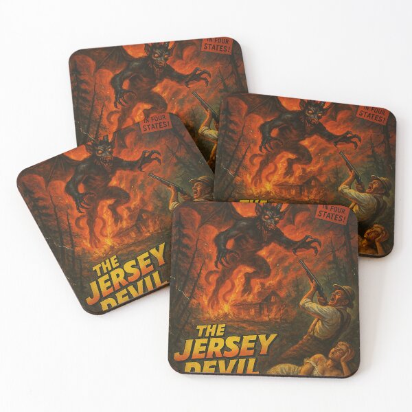 Item preview, Jersey Devil Movie Poster designed and sold by Folk Bestiary.