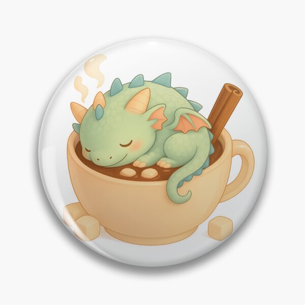 Item preview, Sweet Baby Dragon Hot Chocolate Mug designed and sold by PufftailStudio.