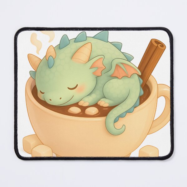 Item preview, Sweet Baby Dragon Hot Chocolate Mug designed and sold by PufftailStudio.