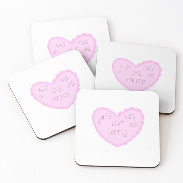 Item preview, Alls fair In love and poetry designed and sold by Catstars.