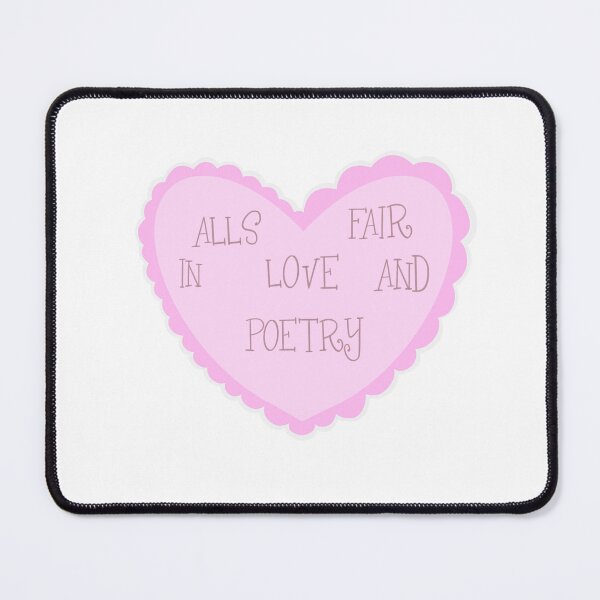 Item preview, Alls fair In love and poetry designed and sold by Catstars.