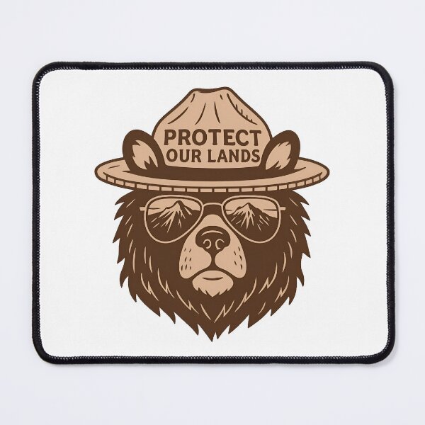 Item preview, Protect our national parks - smokey the bear Resist save our public lands foxtrot delta tango designed and sold by SkeletonsDanger.