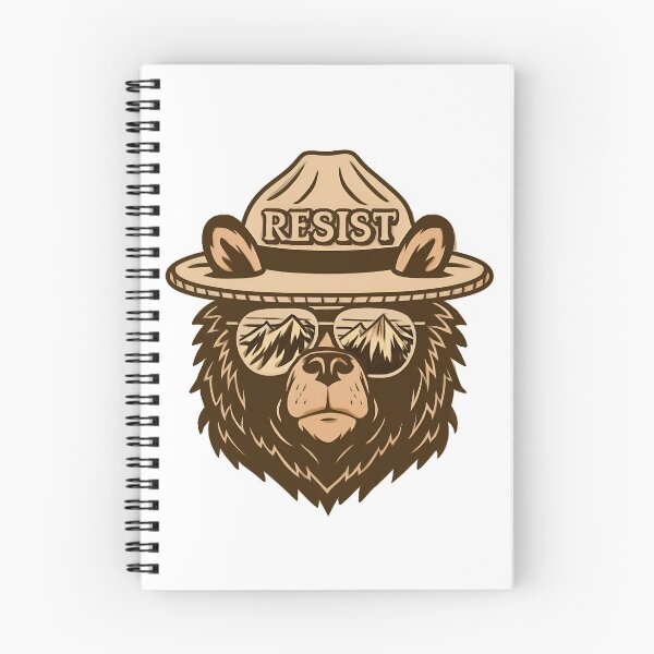 Item preview, Resistance Protect our national parks - smokey the bear Resist foxtrot delta tango designed and sold by SkeletonsDanger.