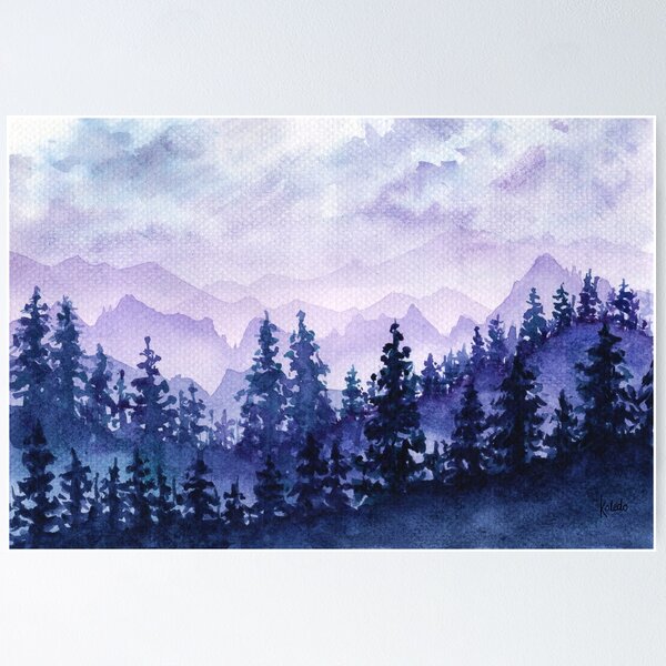 Item preview, Misty mountains designed and sold by Kaledo.