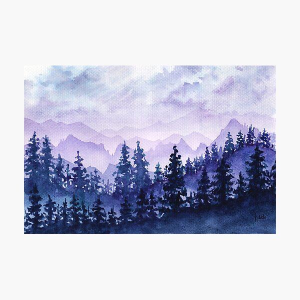 Item preview, Misty mountains designed and sold by Kaledo.