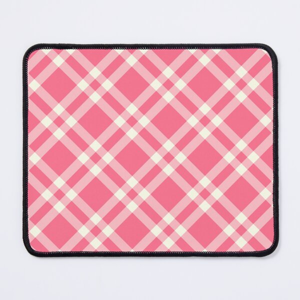 Item preview, Pink Diagonal Plaid – Cute and Trendy Checkered Design designed and sold by unique0703.