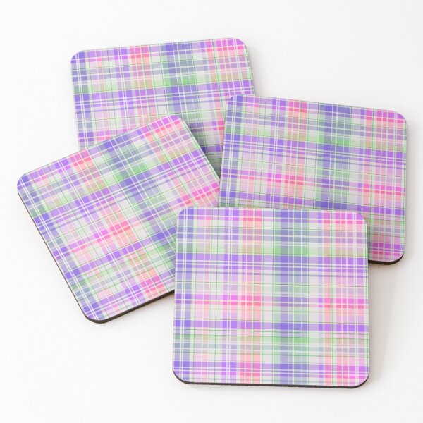 Item preview, Pastel Rainbow Plaid Pattern – Soft Aesthetic Checkered Design designed and sold by unique0703.