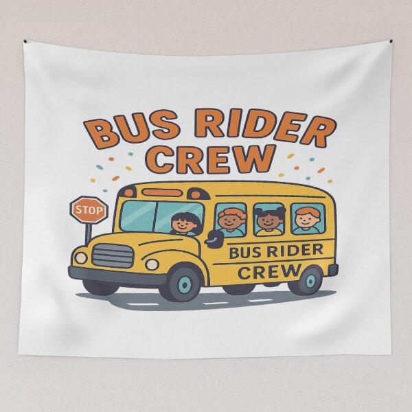 Item preview, Bus Rider Crew – Back to School Fun for Pre-K & Kindergarten designed and sold by Rajasekar.
